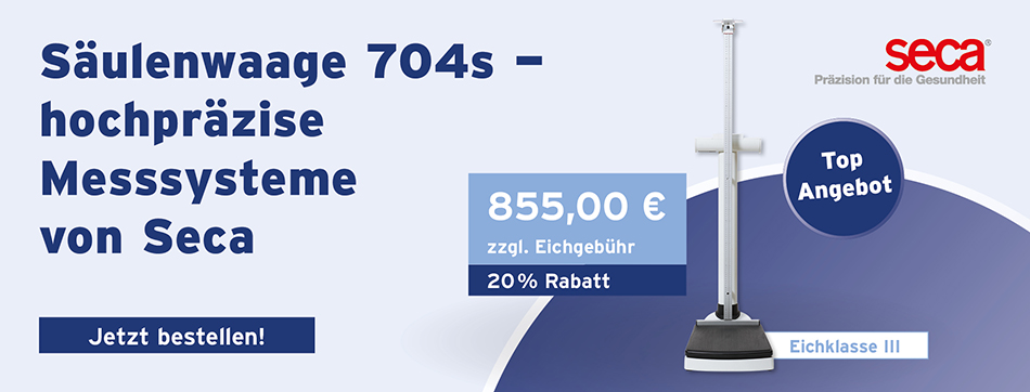 seca 704 s, messsysteme, eichklasse III, Tragkraft: 300 kg